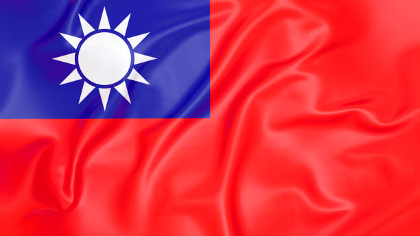 flaga tajwanu - flag china chinese flag majestic zdjęcia i obrazy z banku zdjęć