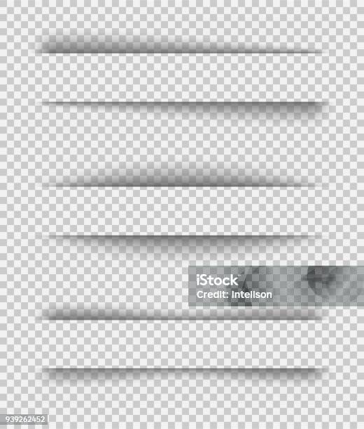 File Roll Shadow Paper Sheet Shadow Effect Stock Vector Stock Illustration - Download ...
