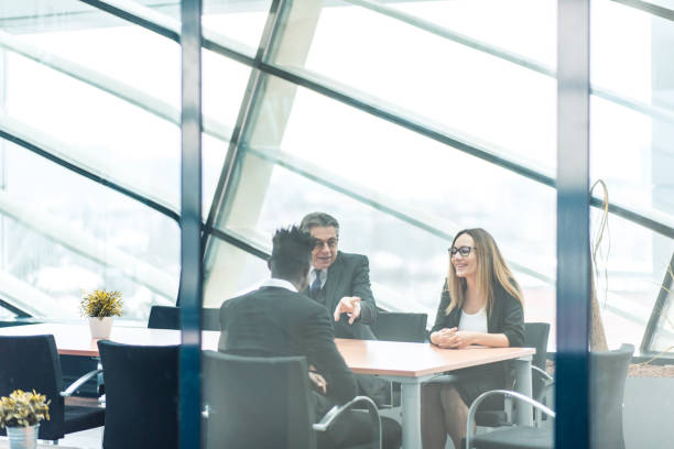 istock Businesspeople discussing their plans in the office 939262640