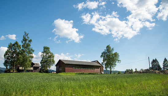 Blue sky and beautiful landscapes mesmerizing scenic places