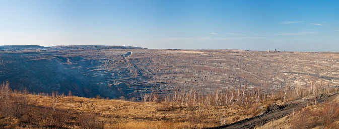 A large coal quarry