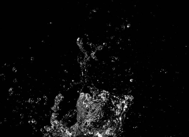 istock Water Splash Isolated On Black background 939276914