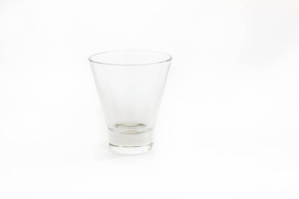 istock Empty glass for water, juice or milk on white background 939283786