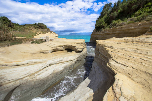 istock Canal D'Amour at Sidari, Corfu, Greece 939284644
