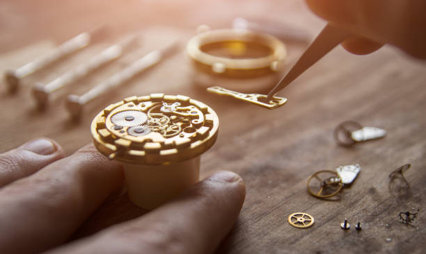 istock Watchmaker is repairing the mechanical watches in his workshop 939284818