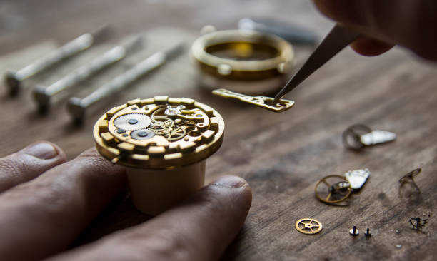 istock Watchmaker is repairing the mechanical watches in his workshop 939284876