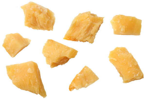 istock parmesan cheese isolated on a white background top view 939290510