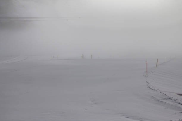istock Mist in snowy Mountains 939291060