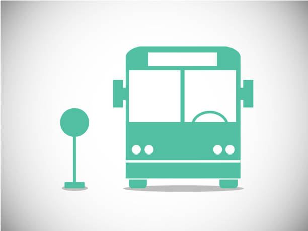 Bus vector icon Bus vector icon bus transportation stock illustrations