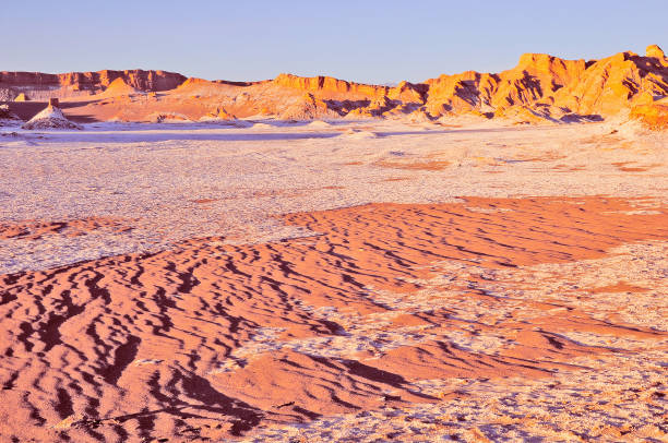istock Moon valley in Atacama desert at sunset time, 939337410