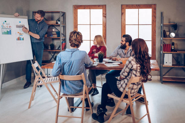 istock Co-workers discussing about new business ideas 939338684