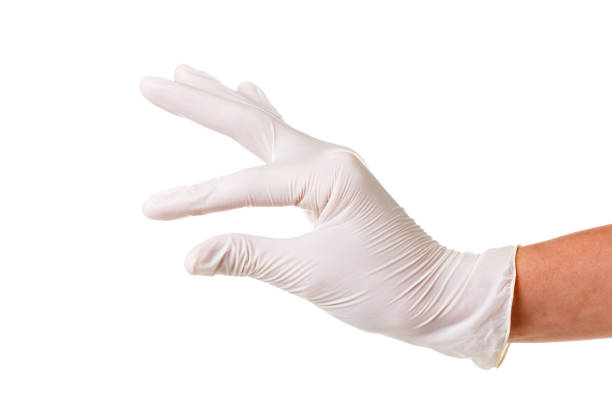 istock Woman's hand gesturing a small amount isolated on white 939338804
