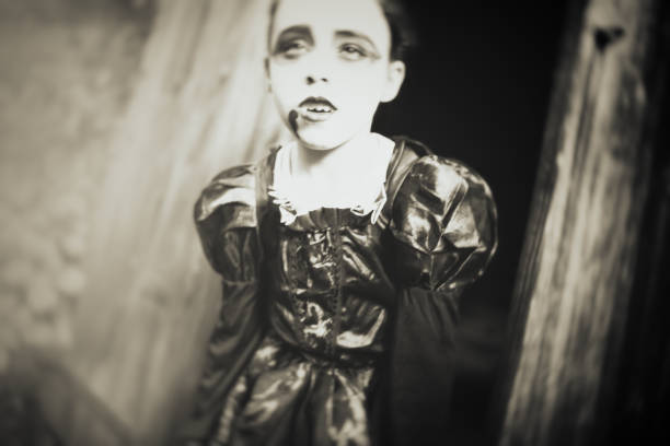 istock Halloween – creepy little girl 939341344