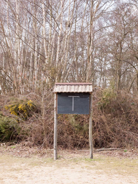istock signboard chalk board outside in nature reserve 939342162