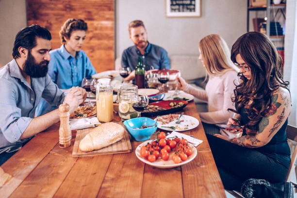 istock Healty meal with dear friends 939368498