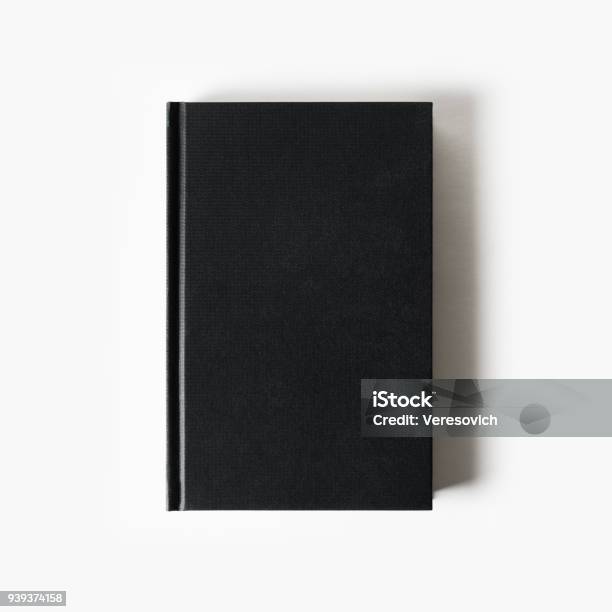 Blank Book Cover Stock Photo - Download Image Now - Black Color, Book, Book Cover