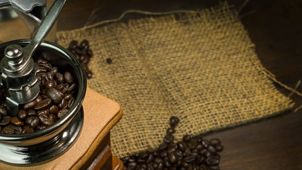 istock roasted coffee beans vintage mood be used as a background. 939374218