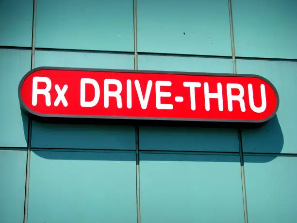 Photo of drive thru pharmacy