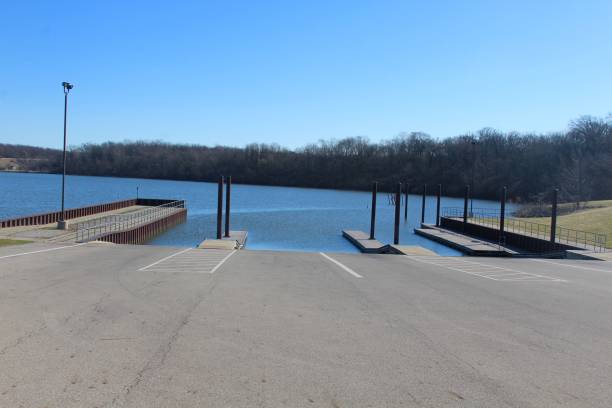 Free picture: cache, river, boat, ramp, kiosk