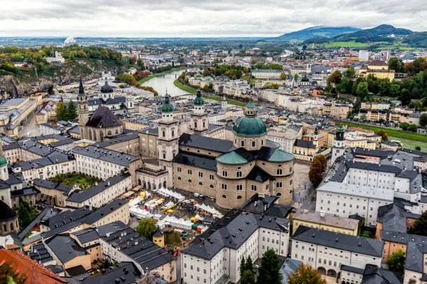 Photo of The bird's eye view of Salzburg