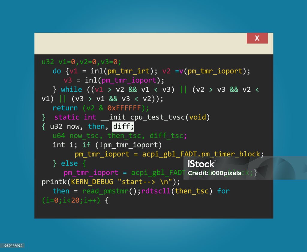 Program Code In Development Stock Illustration - Download Image Now ...