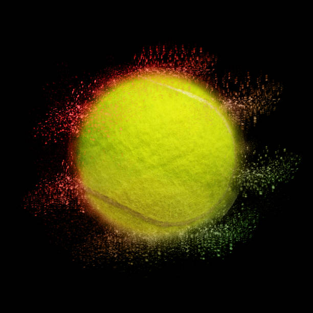istock Powder sports ball effect isolated on black. 939447324
