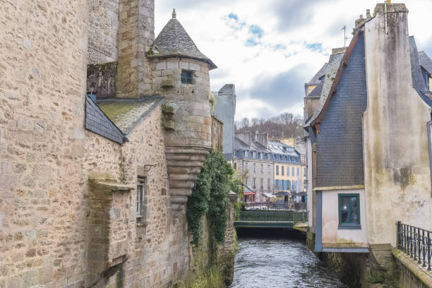 istock Quimper in Brittany, beautiful old houses 939453308