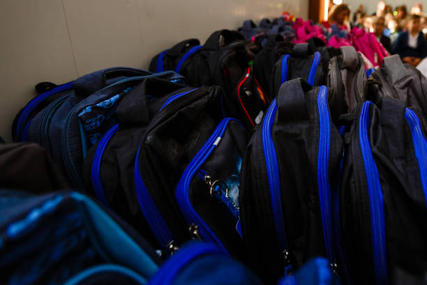 istock School bags in school concept 939454070