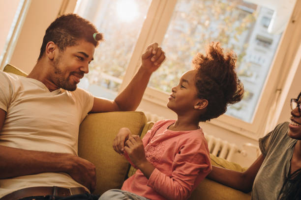 istock Daddy, that ponytail looks good on you! 939463918