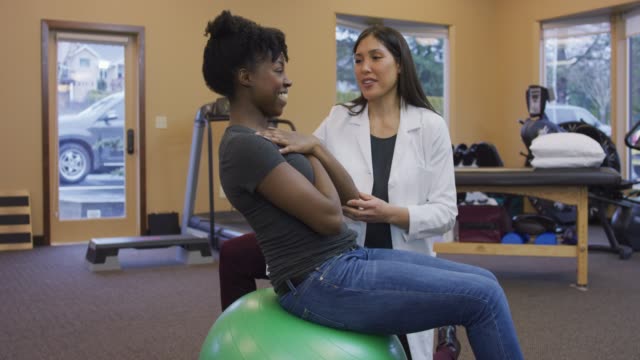 Physical Therapy Session with Women of Color