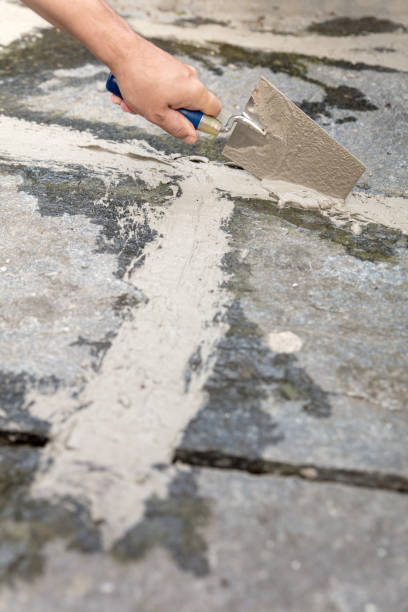 istock mortar joints will be filled with mortar or grout 939501904