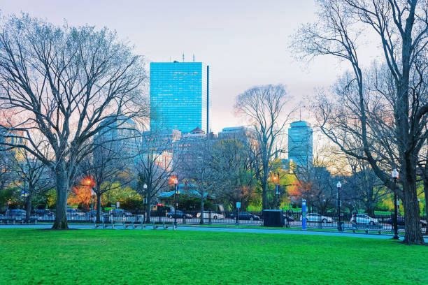istock Skyline and Boston Common public park of downtown Boston 939505634
