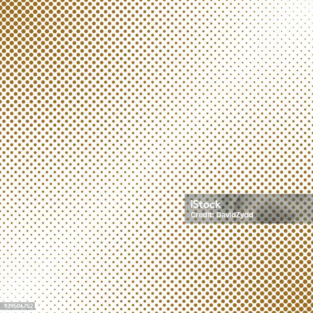 Abstract Geometrical Halftone Dot Pattern Background Vector Graphic ...