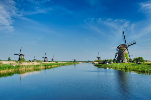 istock Windmills at Kinderdijk in Holland. Netherlands 939528624