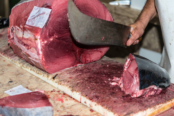 istock Fresh tuna at fish market 939533666
