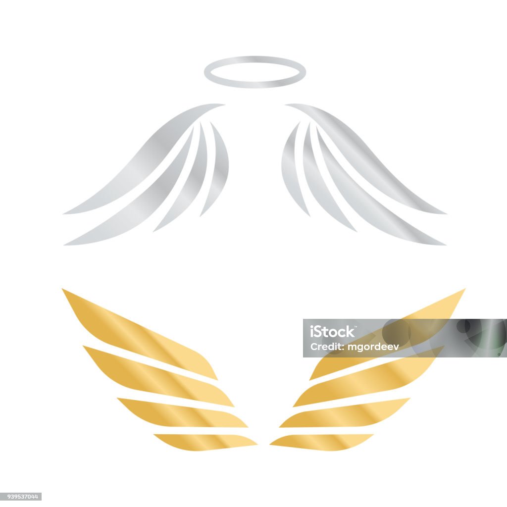 Vectơ Cánh Đại Bàng Thiên Thần Đôi Cánh Bị Cô Lập Bộ Nghệ Thuật ...