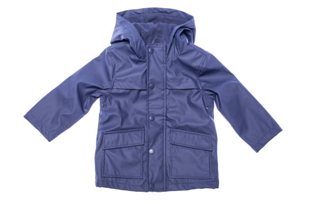istock Children's raincoat on a white background. 939554448