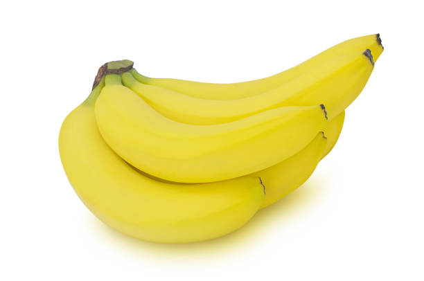 istock Bunch of bananas isolated on white background 939562480