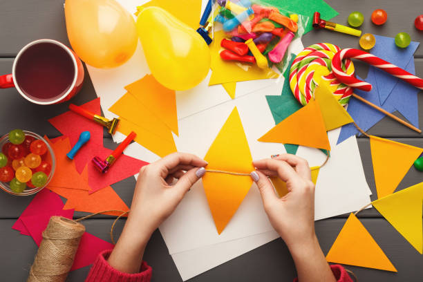 istock DIY holiday background, birthday party decorations 939578528
