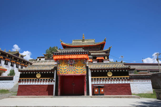 istock Milarepa monastery in Hezuo, Amdo, Eastern Tibet 939615356