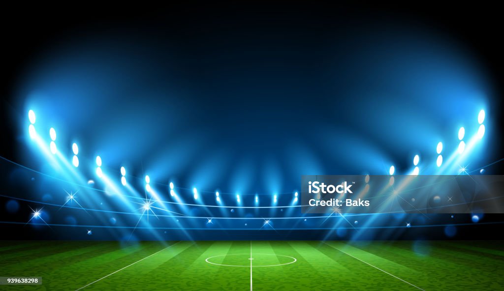 Football Arena. Stadium. Vector Public Buildings. Football Arena. World Cup Vector illustration Soccer stock vector