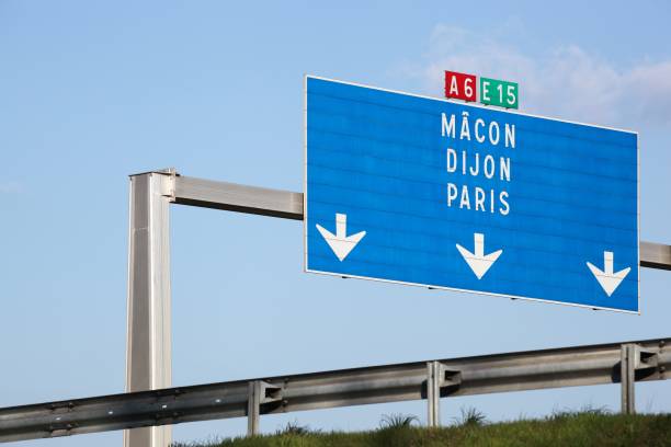 istock A6 french motorway panel with Paris direction, France 939649638