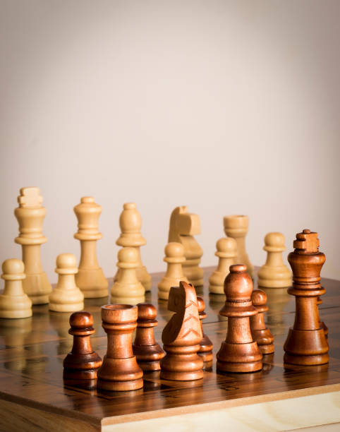 istock Chess photographed on a chessboard 939660086