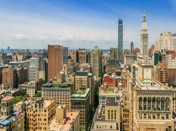 paisagem urbana de manhattan - prédio da metlife - fotografias e filmes do acervo