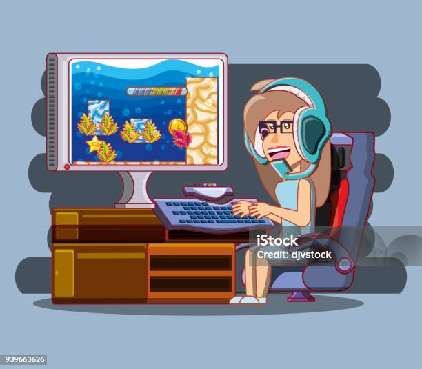 Ilustración de Chica Jugando Con La Consola De Videojuegos y más Vectores Libres de Derechos de Adicción - Adicción, Adicto, Amistad - iStock Ilustración de Chica Jugando Con La Consola De Videojuegos y más Vectores Libres de Derechos de Adicción - Adicción, Adicto, Amistad - iStock