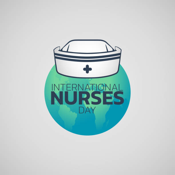 International Nurses Day symbol icon design, vector illustration vector art illustration