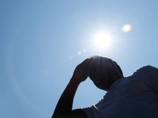 istock Young man and heat stroke. 939669186