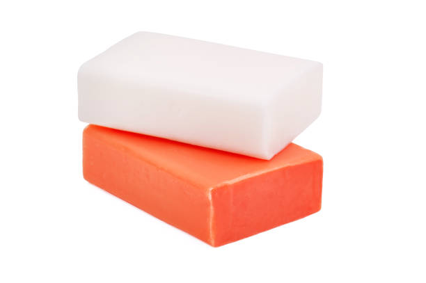 istock red and white natural soap isolated 939675736