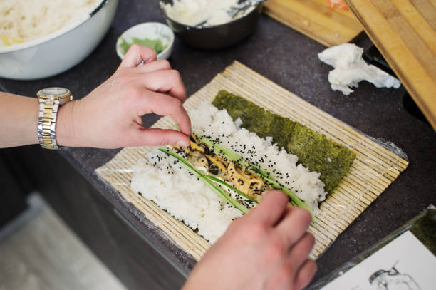 istock close up of fresh sushi set 939679064
