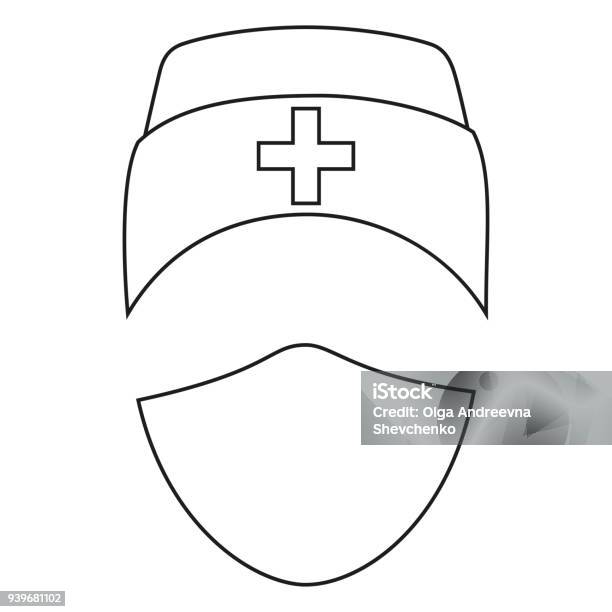 Line Art Black And White Medical Avatar Stock Illustration - Download Image Now - A Helping Hand, Accidents and Disasters, Art
